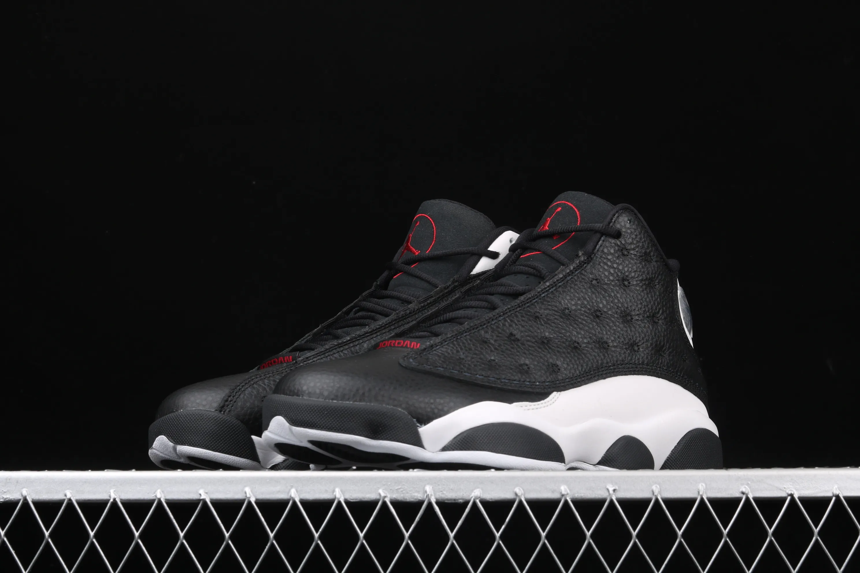 All Categories Air Jordan Jordan Series Basketball Shoes Air Jordan 13 Air Jordan 13 "Reverse He Got Game" AJ13 Joe 13 Reverse Panda Love and Respect First Layer Real Carbon Real Cat Eyes 414571-061